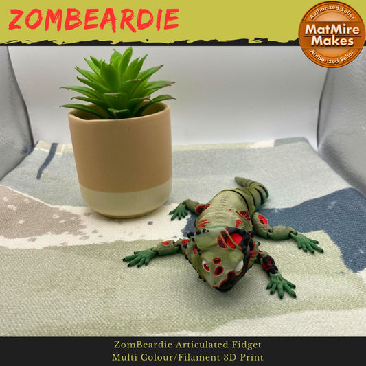 ZomBeardie Articulated Bearded Dragon