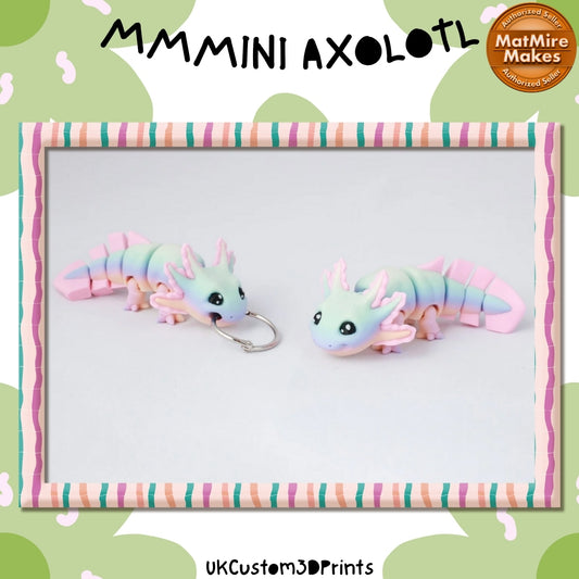 MMMini Axolotl Fidget - Optional Keychain