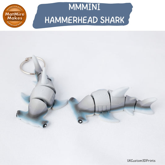 MMMini Hammerhead Shark Fidget - Optional Keychain