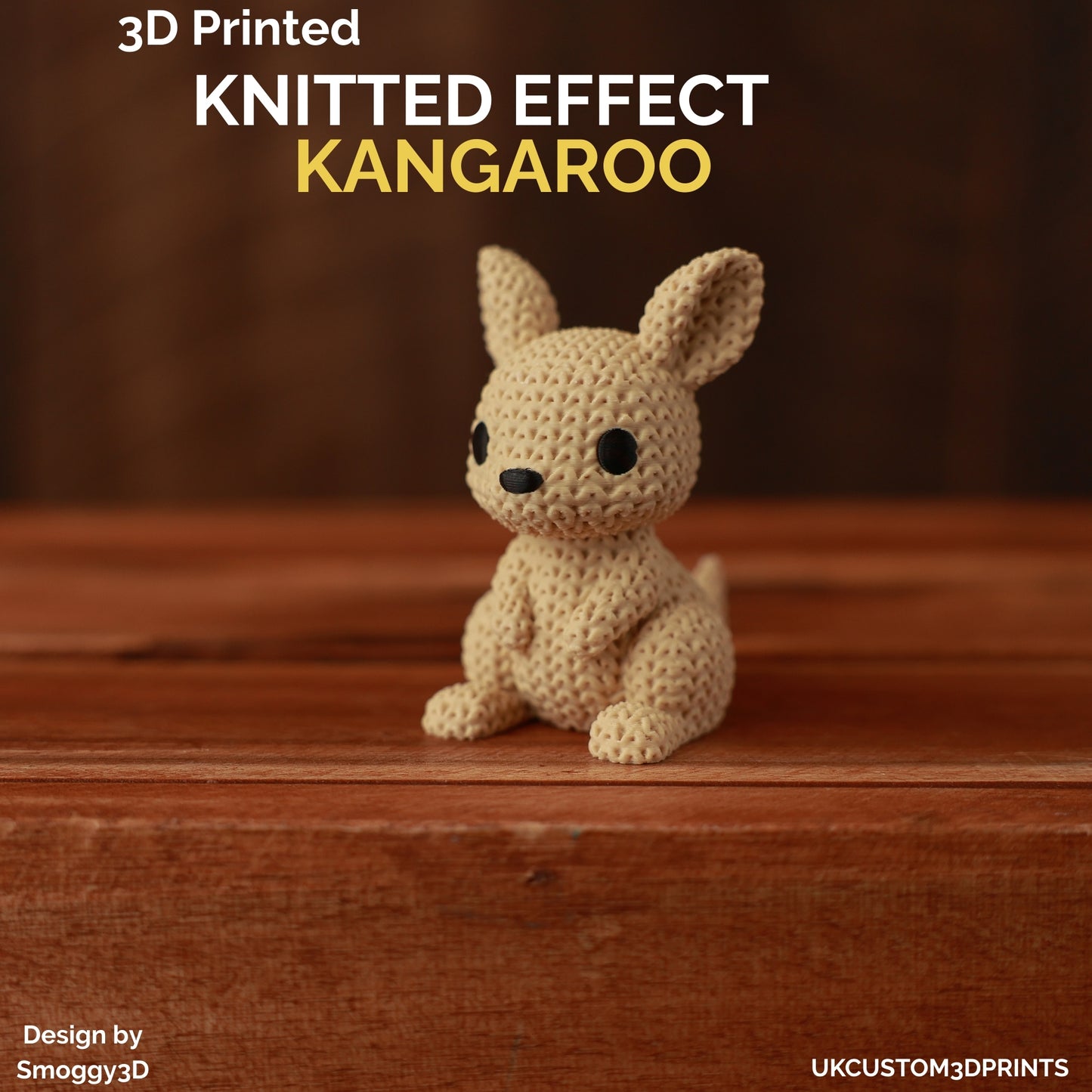 3D Printed Kangaroo - Knitted Effect