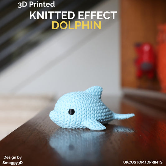 3D Printed Dolphin - Knitted Effect