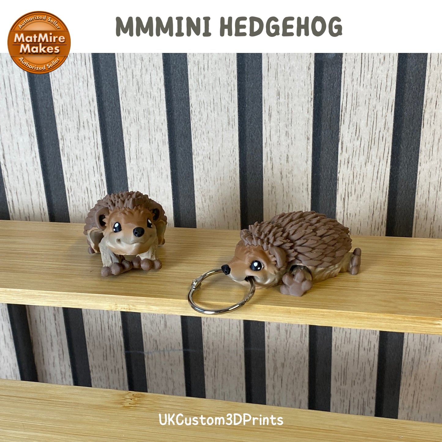 MMMini Hedgehog Fidget - Optional Keychain