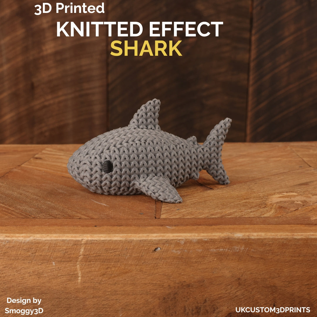 3D Printed Shark - Knitted Effect
