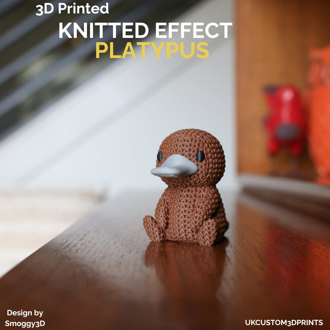 3D Printed Platypus - Knitted Effect