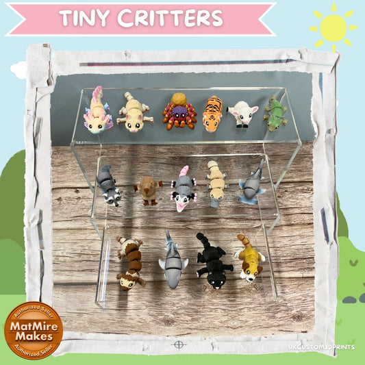 Tiny Critters Animal Fidgets - 3D Printed