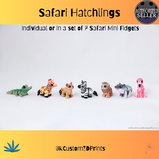 3D Printed Safari Hatchlings