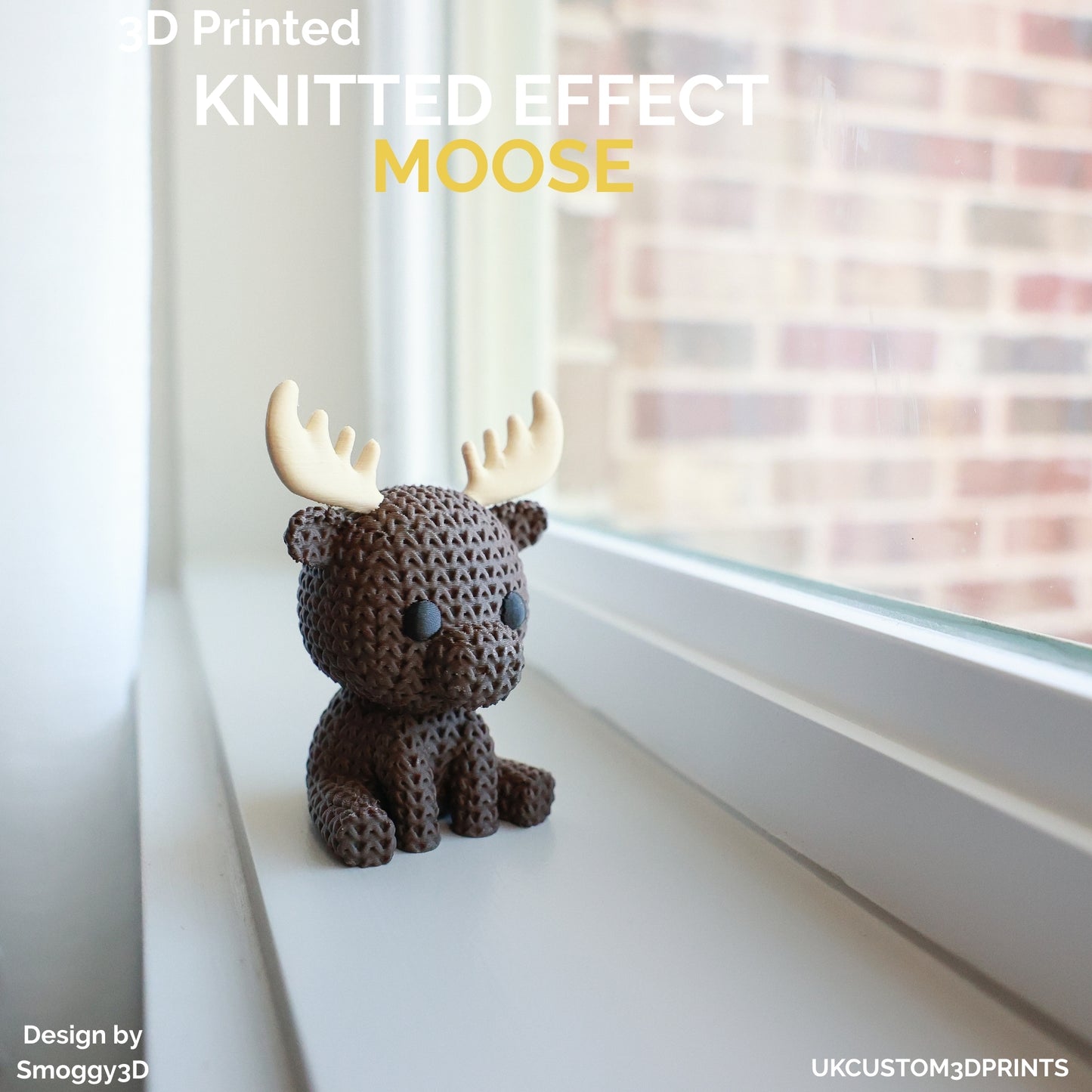 3D Printed Moose - Knitted Effect