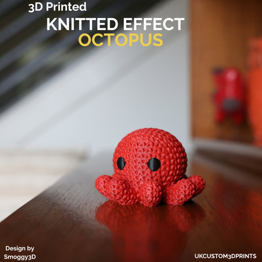 3D Printed Octopus - Knitted Effect