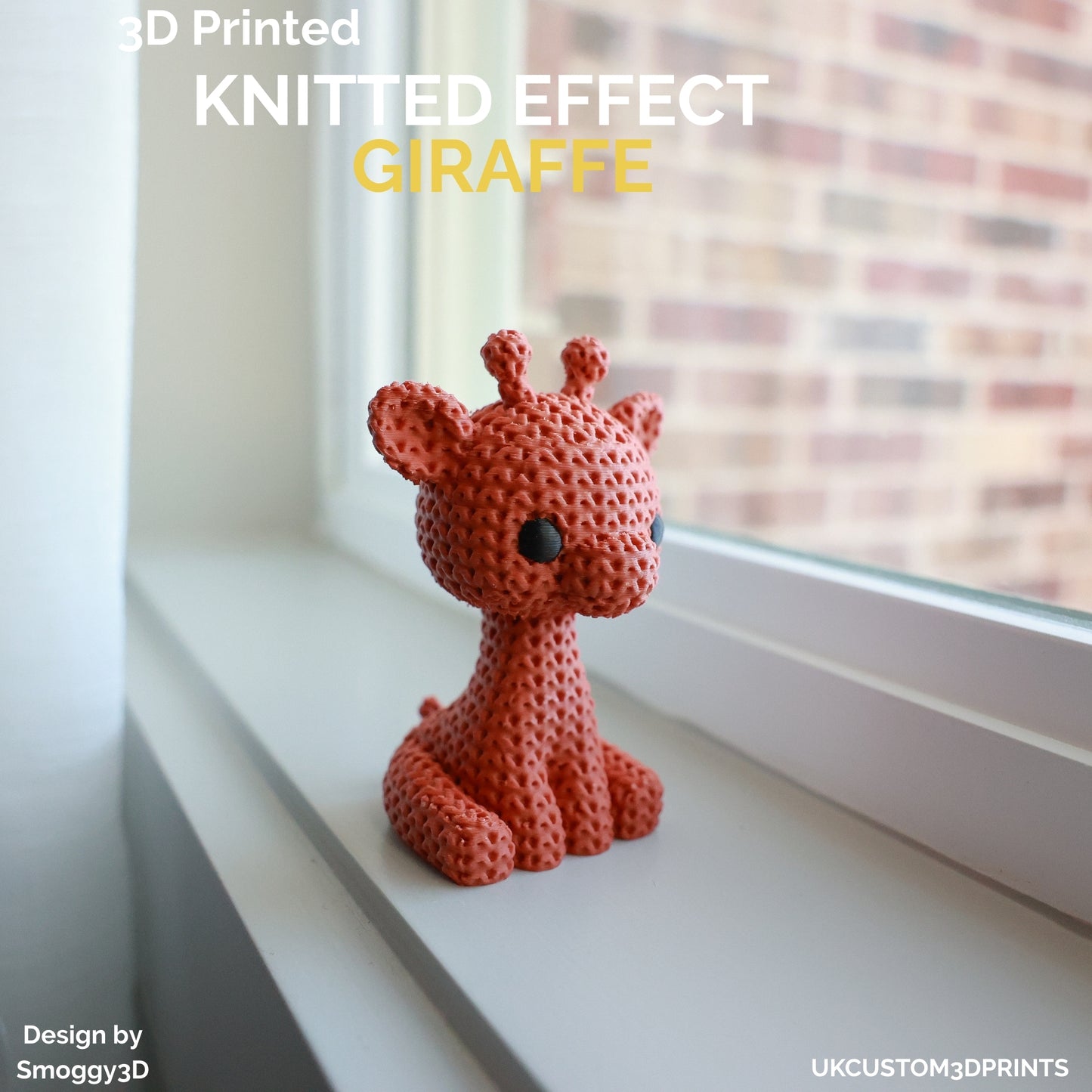 3D Printed Giraffe - Knitted Effect