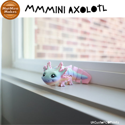 MMMini Axolotl Fidget - Optional Keychain