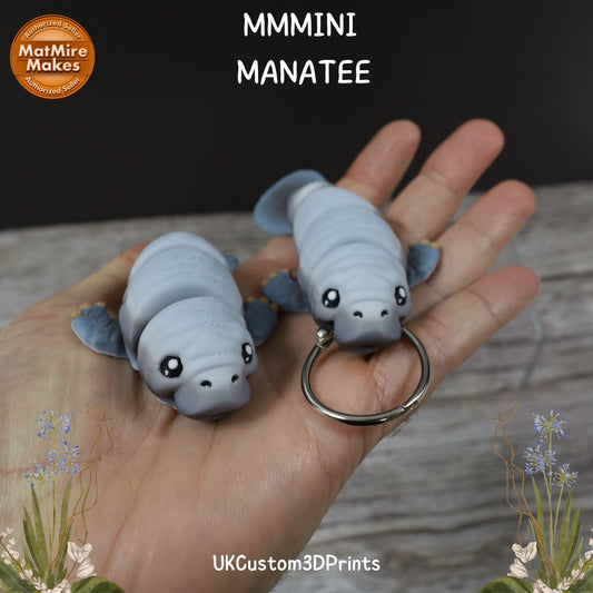 MMMini Manatee Fidget - Optional Keychain