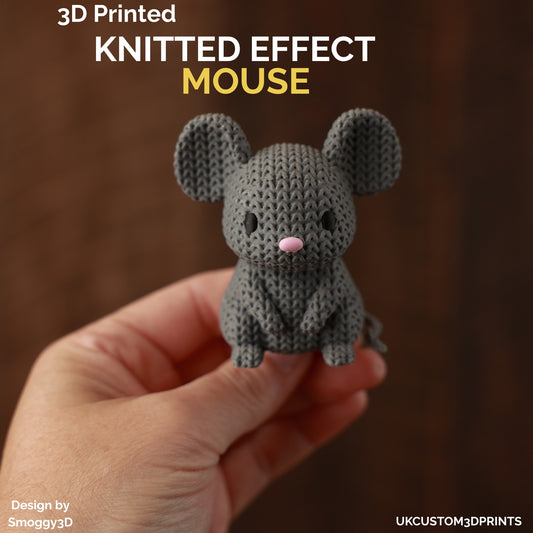 3D Printed Mouse - Knitted Effect
