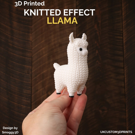 3D Printed Llama - Knitted Effect