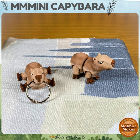 MMMini Capybara Fidget - Optional Keychain