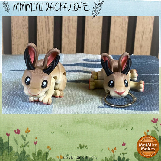 Mmmini Jackalope Fidget - Optional Keychain