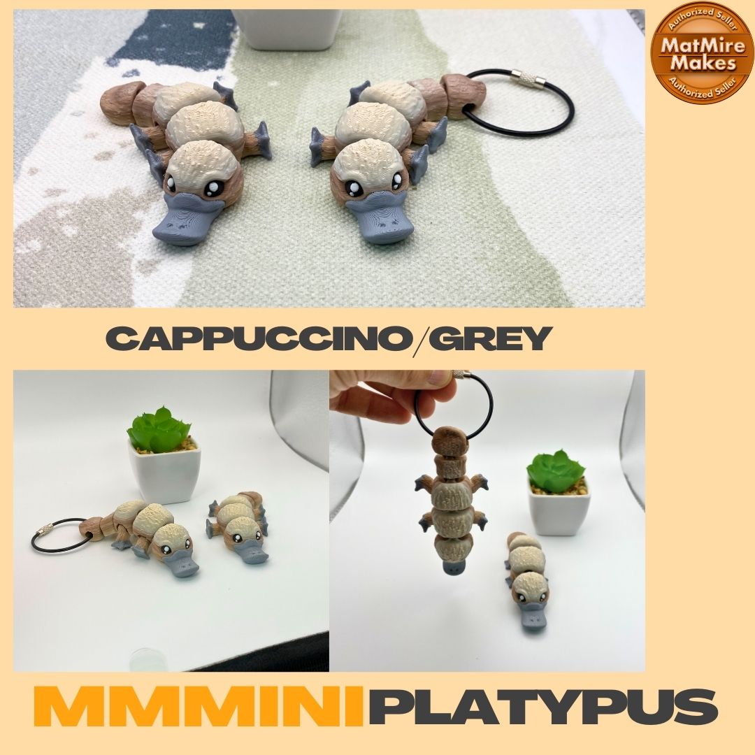 Mmmini Platypus Fidget - Optional Keychain