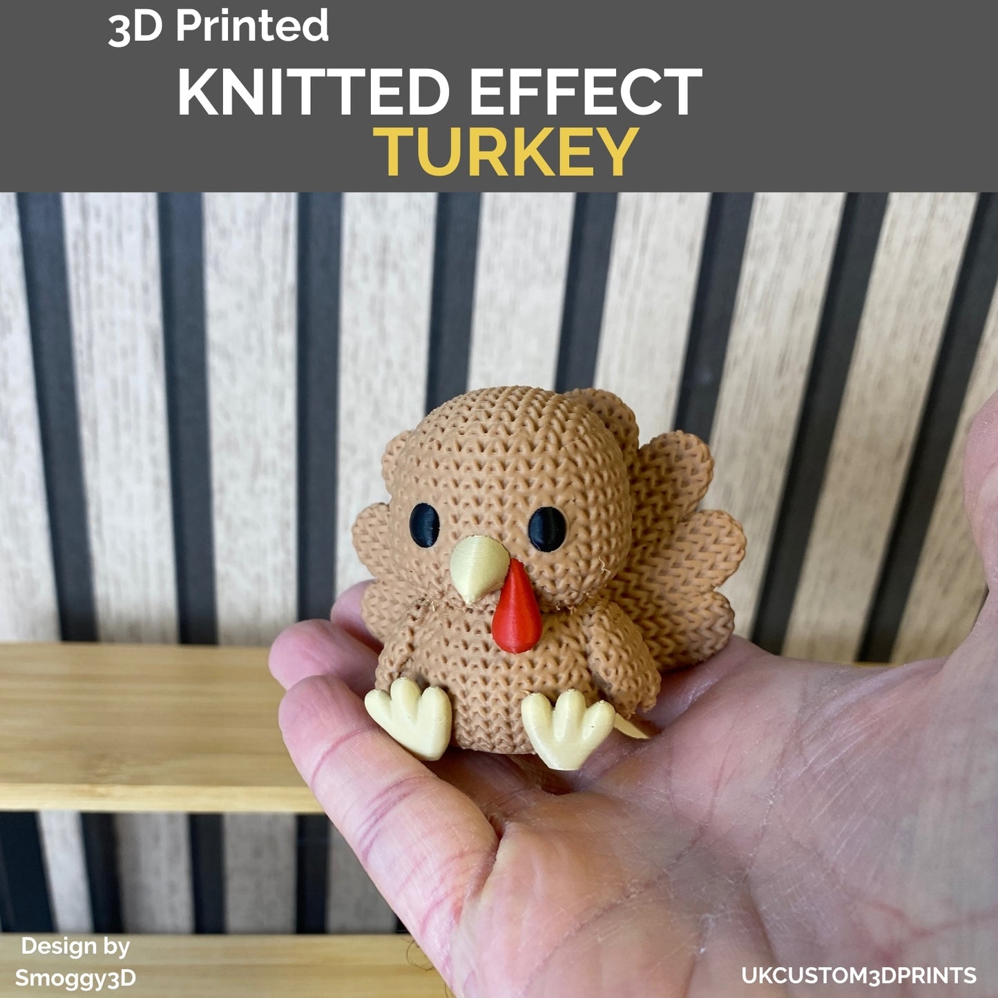 3D Printed Turkey - Knitted Effect
