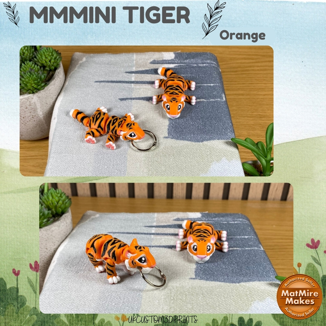 MMMini Tiger Fidget - Optional Keychain