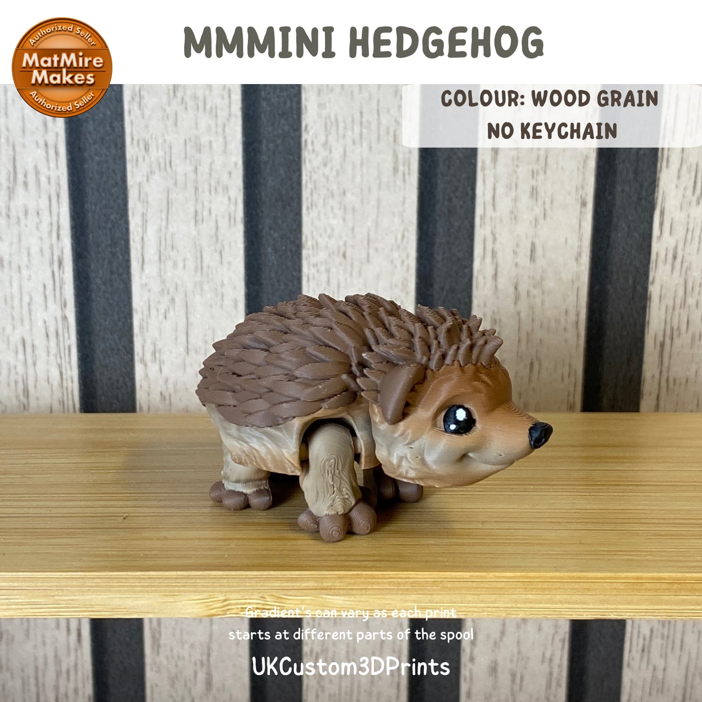 MMMini Hedgehog Fidget - Optional Keychain