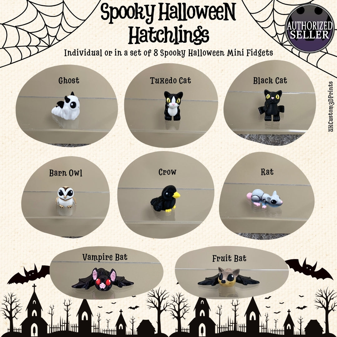 3D Printed Spooky Halloween Hatchlings