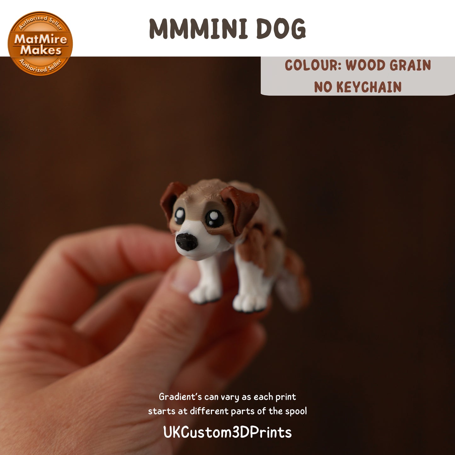 MMMini Dog Fidget - Optional Keychain