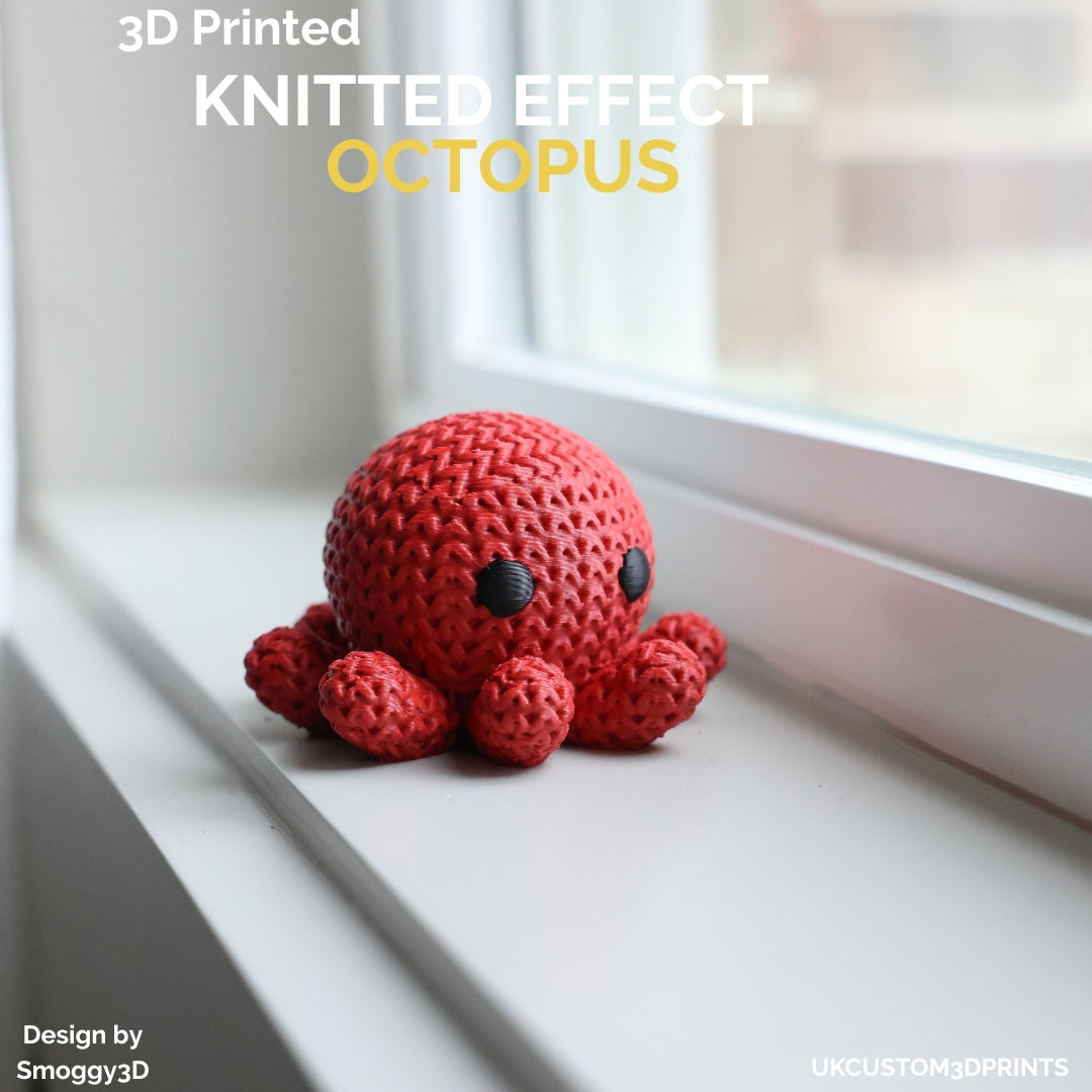 3D Printed Octopus - Knitted Effect