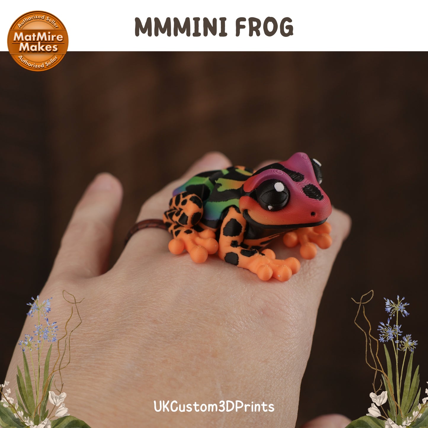 MMMini Frog Fidget - Optional Keychain