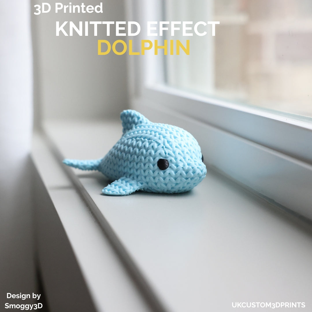 3D Printed Dolphin - Knitted Effect