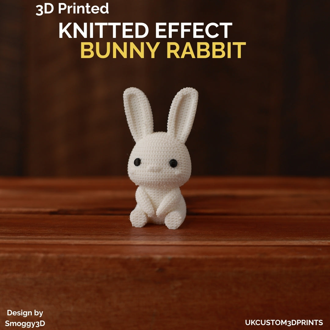 3D Printed Bunny Rabbit - Knitted Effect