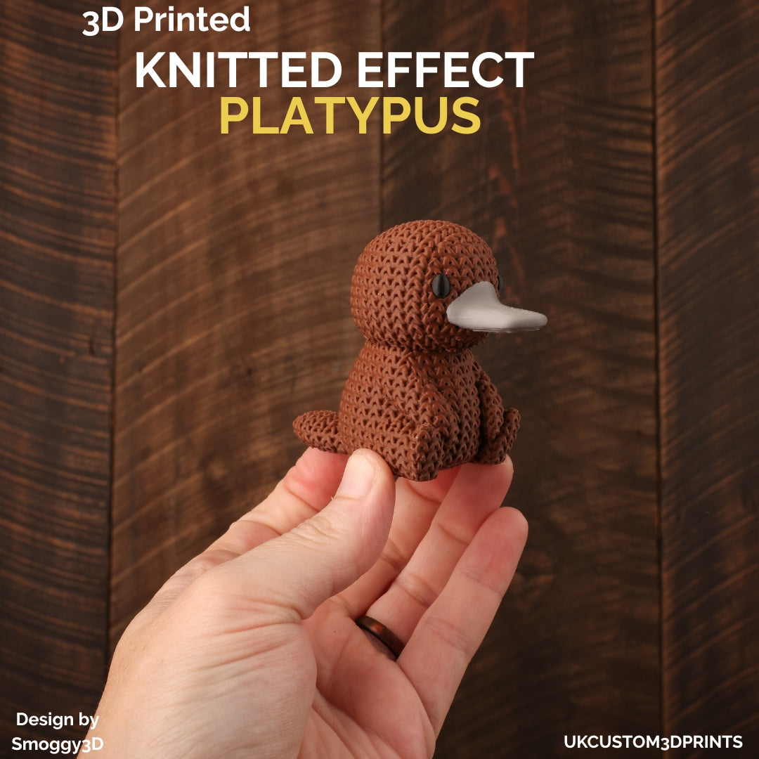 3D Printed Platypus - Knitted Effect