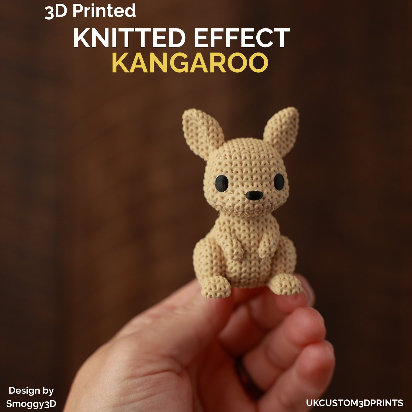 3D Printed Kangaroo - Knitted Effect