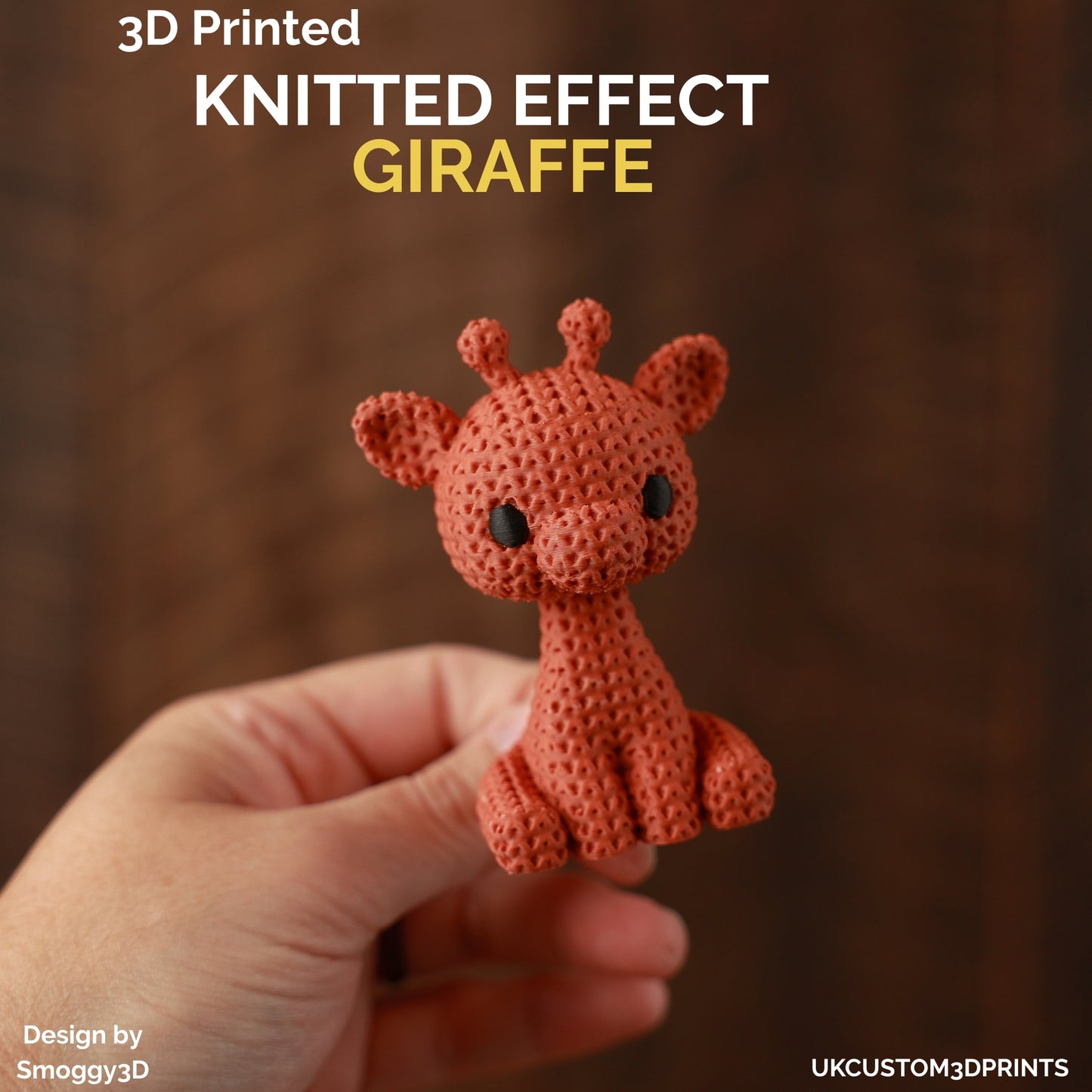 3D Printed Giraffe - Knitted Effect