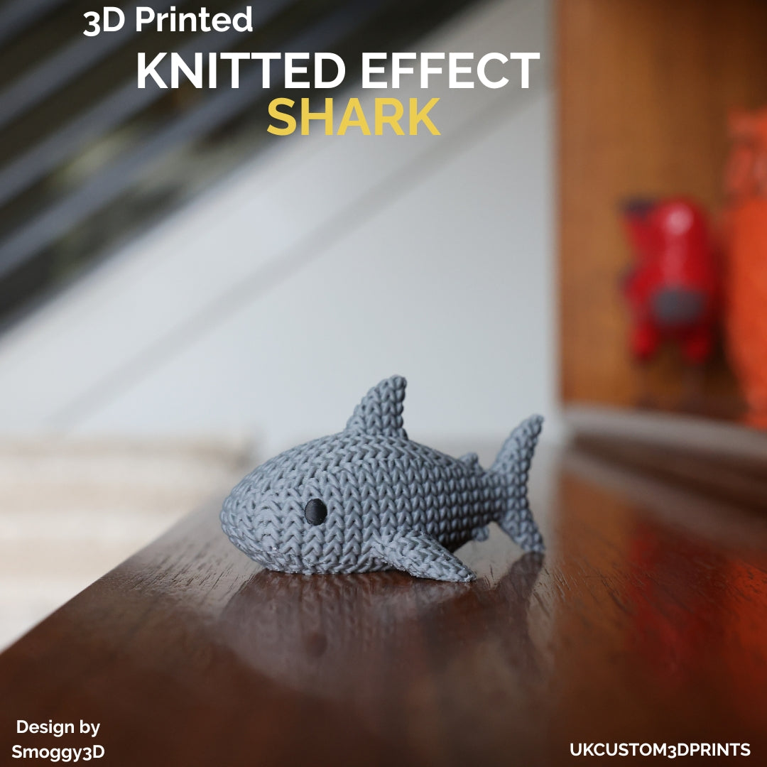 3D Printed Shark - Knitted Effect