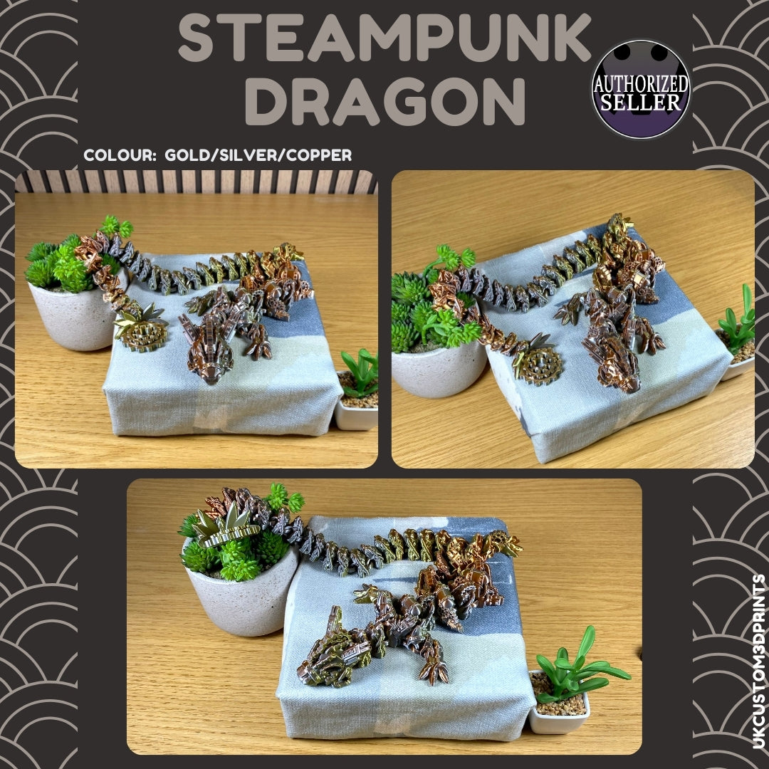 3D Printed Steampunk Dragon