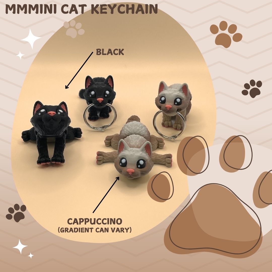 Mmmini Cat Fidget - Optional Keychain