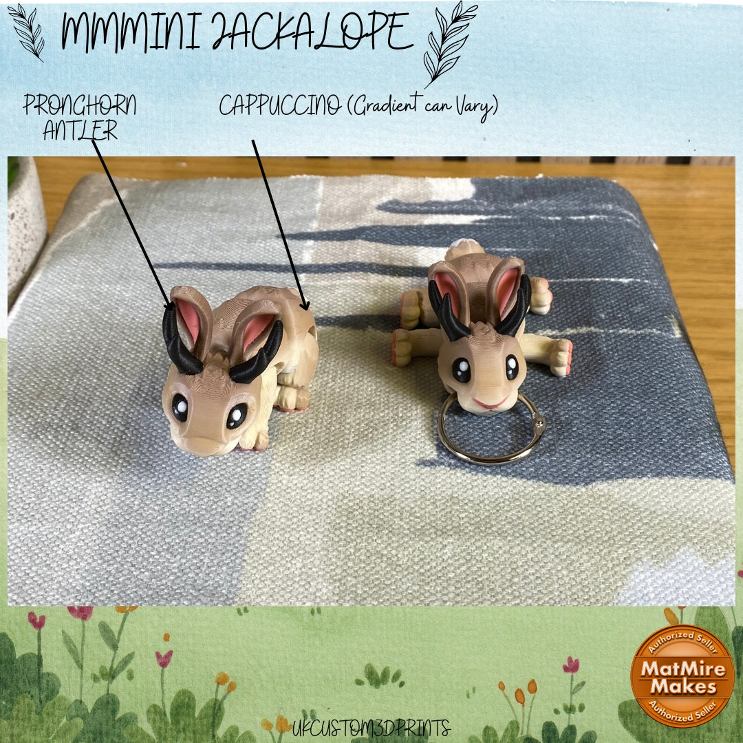 Mmmini Jackalope Fidget - Optional Keychain