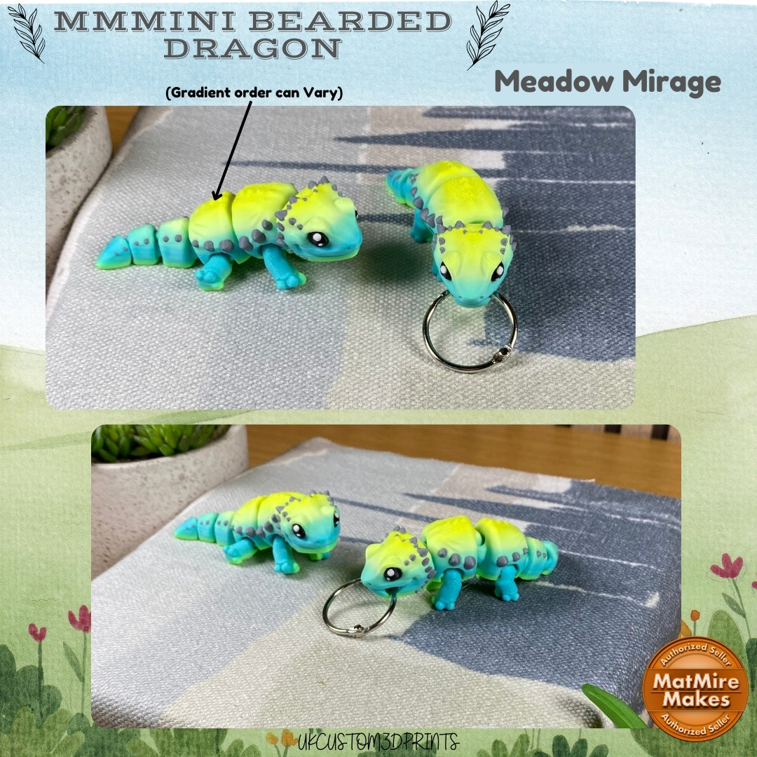 Mmmini Bearded Dragon Fidget - Optional Keychain