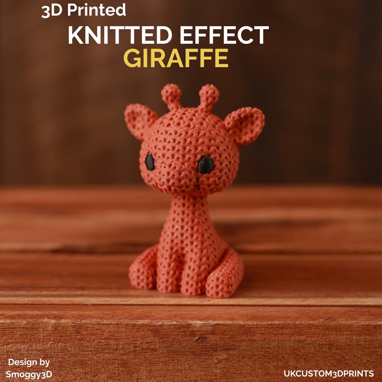3D Printed Giraffe - Knitted Effect