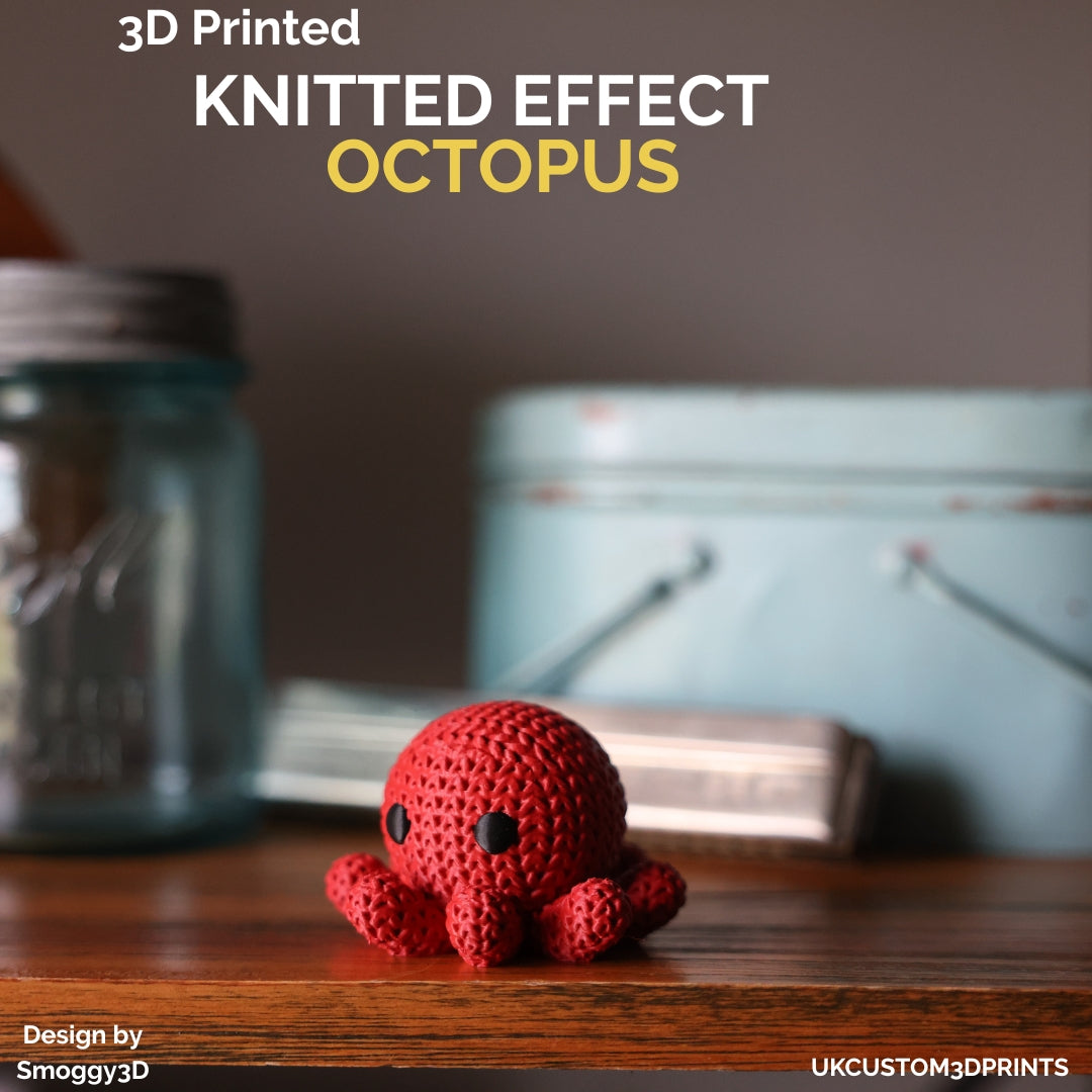 3D Printed Octopus - Knitted Effect