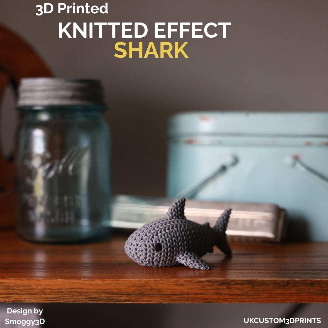 3D Printed Shark - Knitted Effect