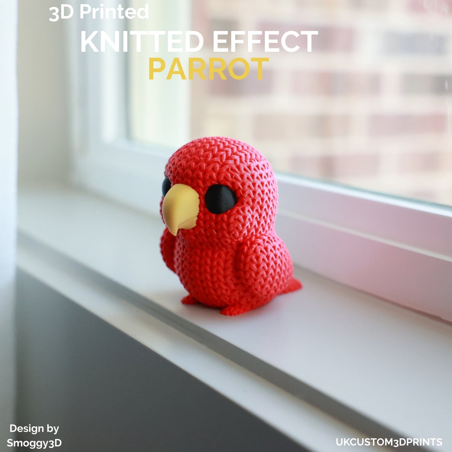 3D Printed Parrot - Knitted Effect