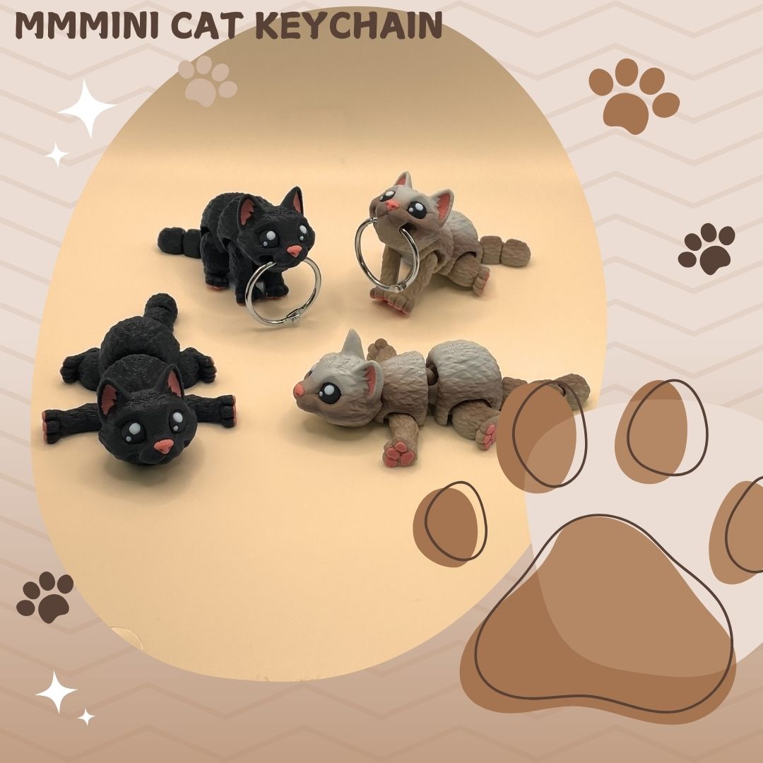 Mmmini Cat Fidget - Optional Keychain