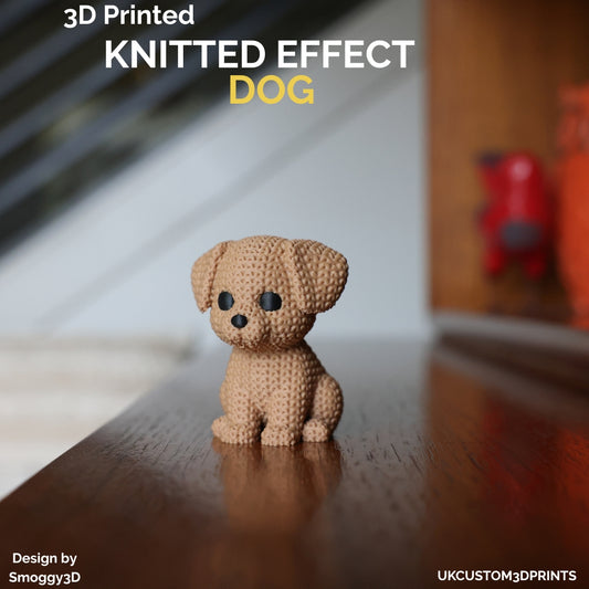3D Printed Dog - Knitted Effect