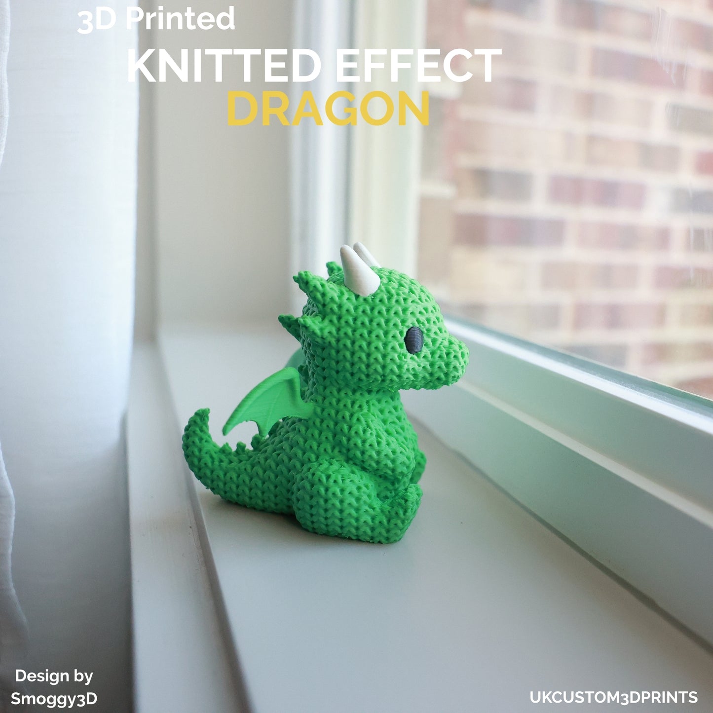 3D Printed Dragon - Knitted Effect