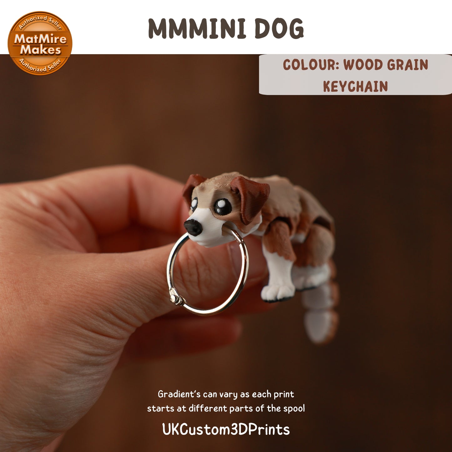 MMMini Dog Fidget - Optional Keychain