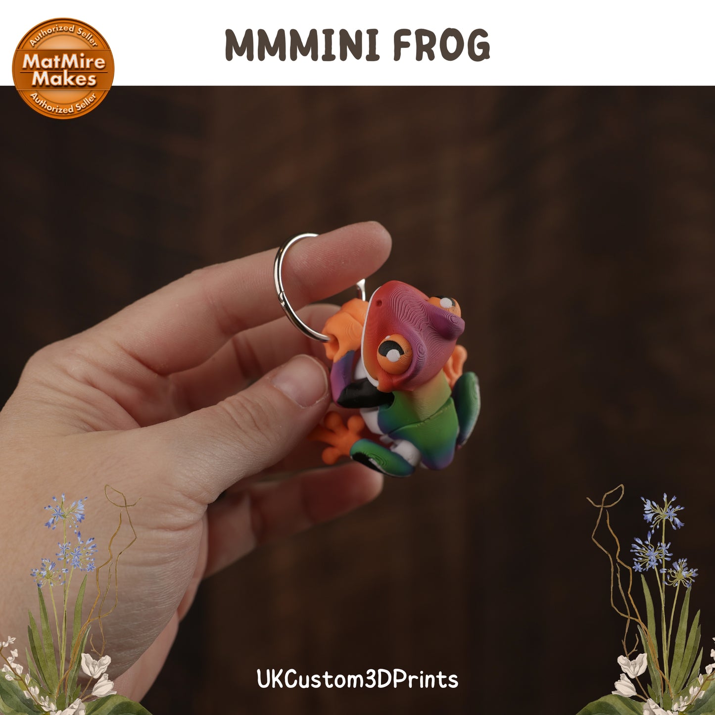 MMMini Frog Fidget - Optional Keychain