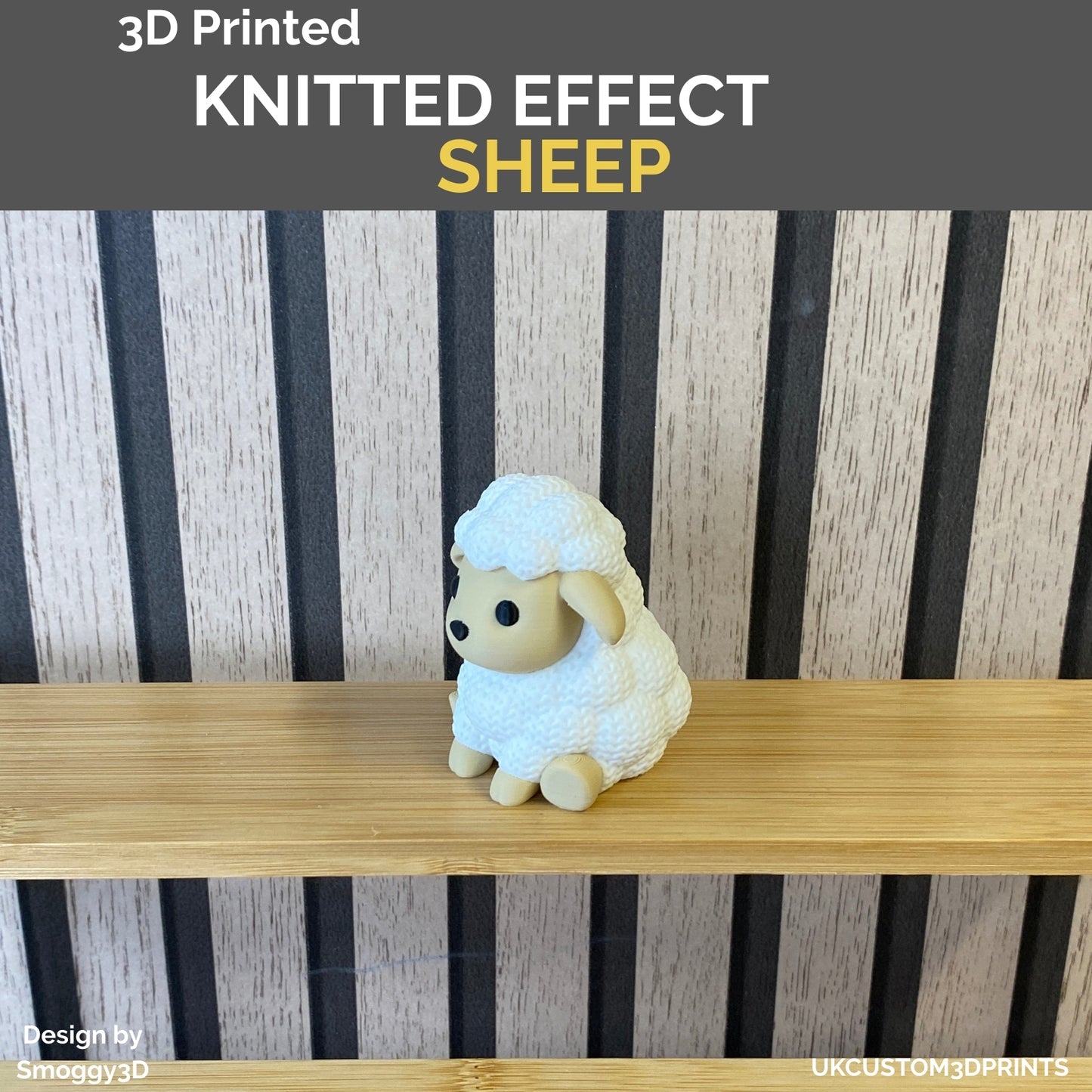 3D Printed Sheep - Knitted Effect