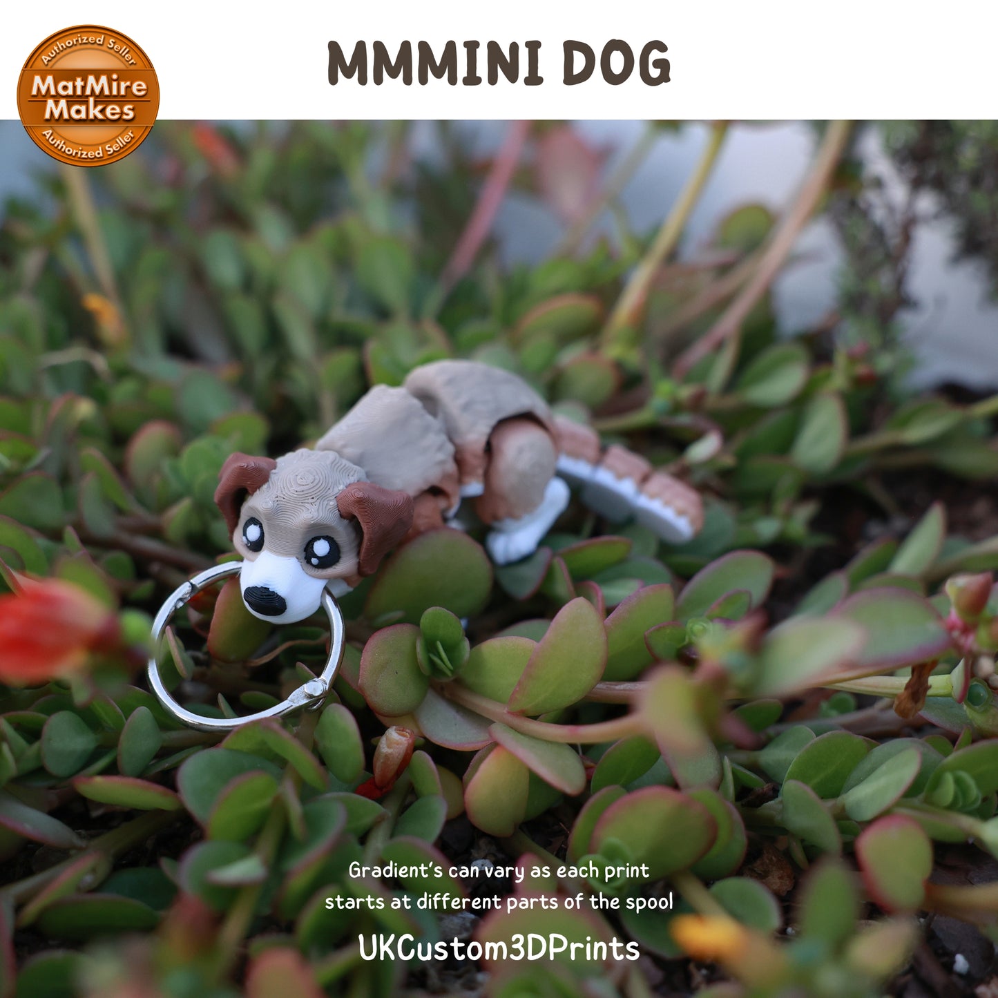 MMMini Dog Fidget - Optional Keychain