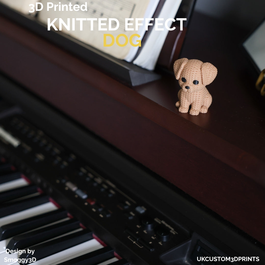 3D Printed Dog - Knitted Effect