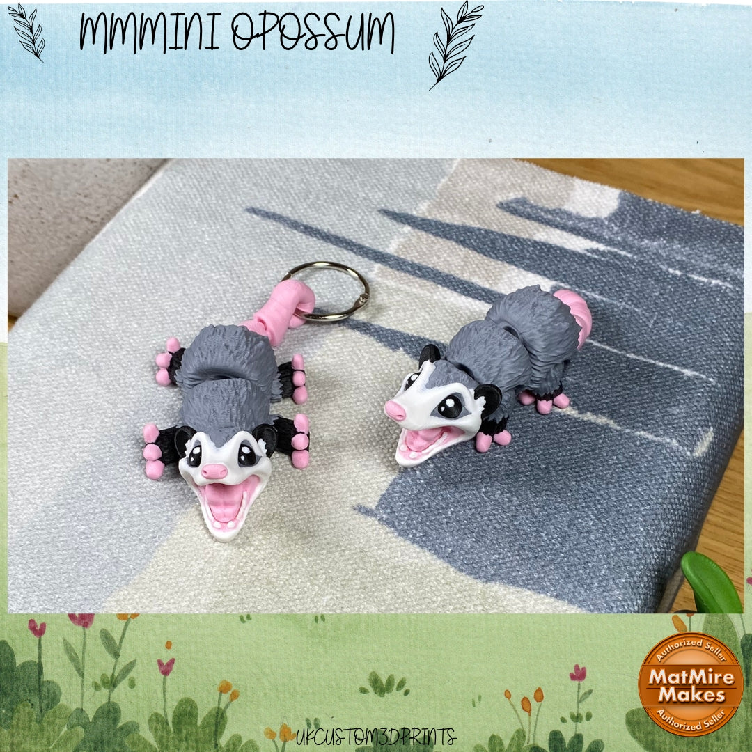 Mmmini Opossum Fidget - Optional Keychain